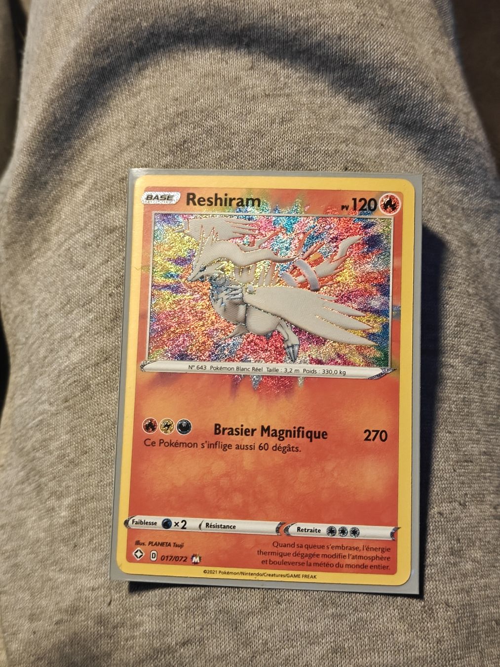 Pokémon Carte collezionabili: Reshiram 017/072 – Usato da Fideris venduto da VonRiva86