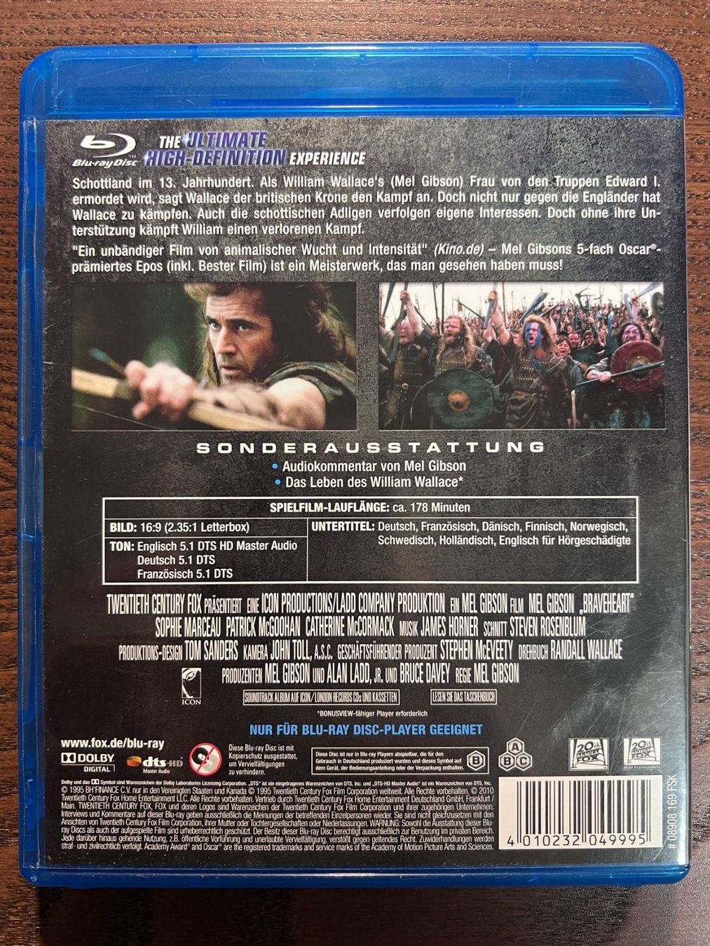 Tous les DVDs: Braveheart – D'occasion à Zürich par Blu-ray_ZH 1