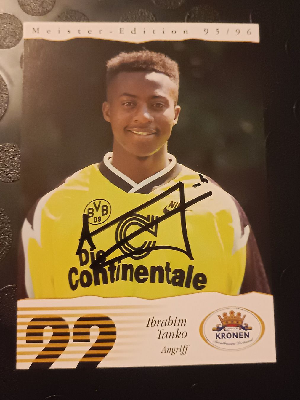 Autographes: Ibrahim Tanko - BVB 95/96- Borussia Dortmund – D'occasion à Menziken par Artographs
