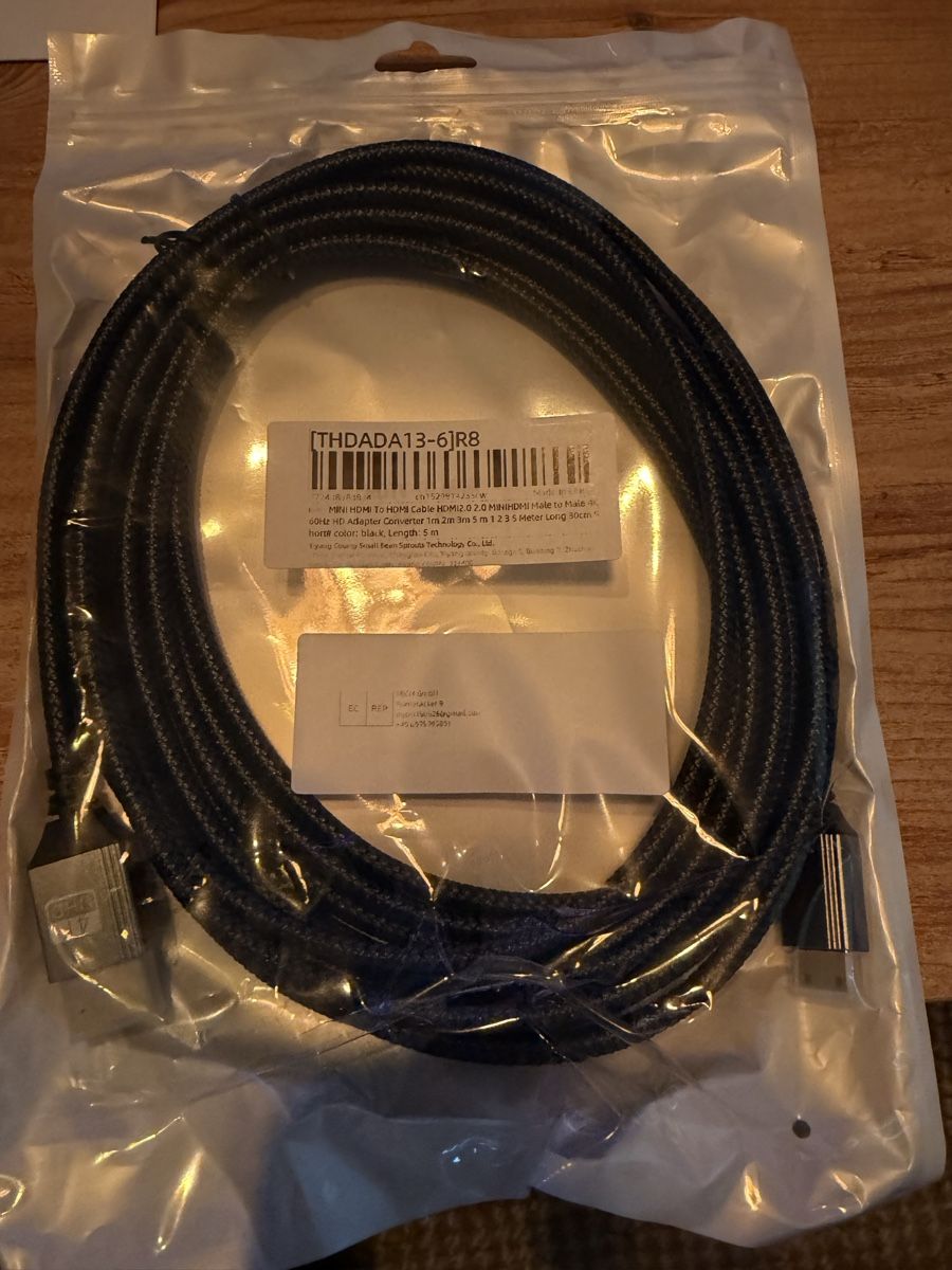Cavi: Câbles hdmi mini to hdmi 5m – Nuovo e nell'imballaggio originale da Cornol venduto da zouzoupet 3