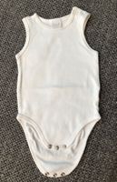 Ärmelloses Baby Body weiss, Smile, Gr. 62/68