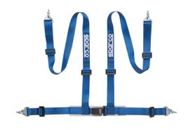 Sparco Tuning ECE Gurt, 4 Punkt, ausklinkbar, blau NEU