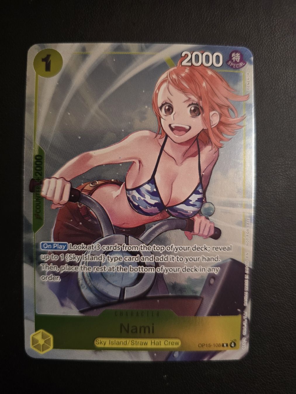 Bandai Carte collezionabili: Carte One Piece Nami OP15-108 – Nuovo (secondo la descrizione) da Cointrin venduto da NexaTCG