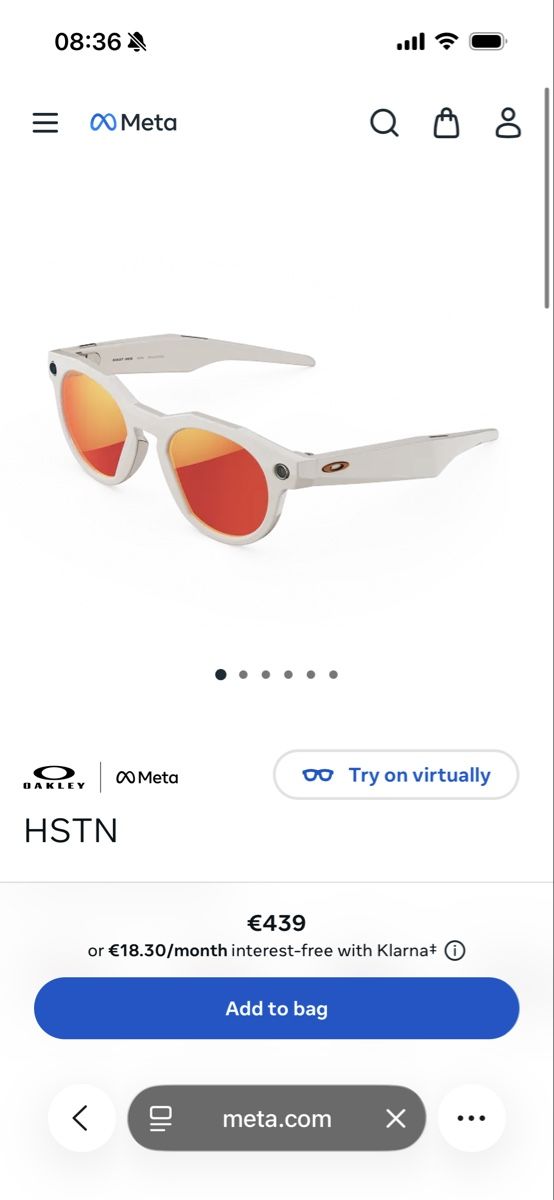 Oakley Lunettes & Verres: Oakley HSTN Meta White/Red Versiegelt – Neuf avec emballage d'origine à Breganzona par san_mc9w 4