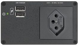 Extron AC+USB 212 SW - Steckdosenmodul für Cable Cubby-Serie