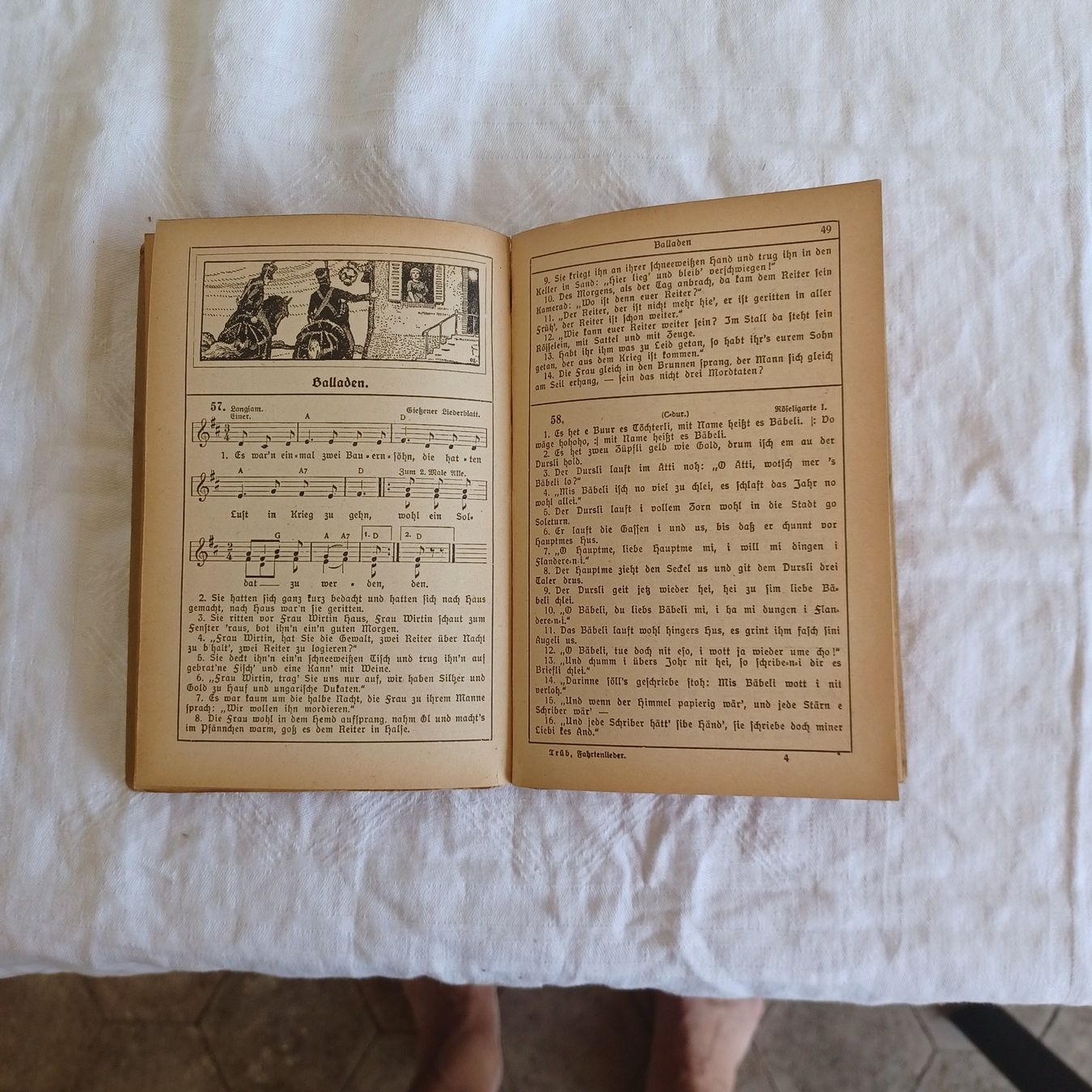 Bücher: Fahrtenlieder Schweizer Wanderervögel, 1921 – Gebraucht aus Abtwil SG von luupsy 4