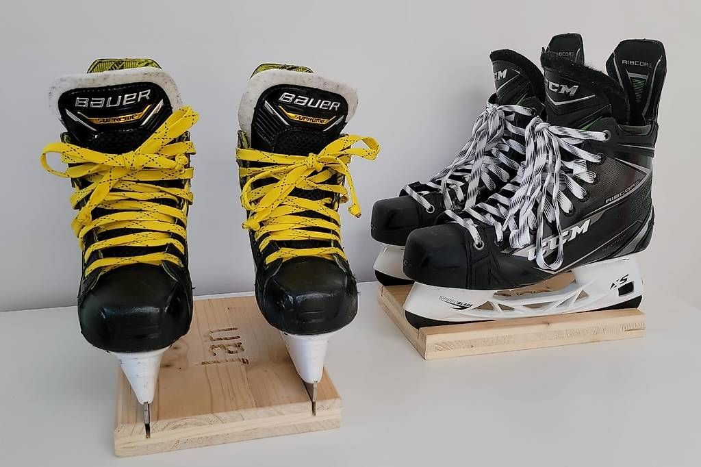 Guardaroba: Schlittschuh Brett , Schliffschuh Brättli – Usato da Hägendorf venduto da Marco24 1