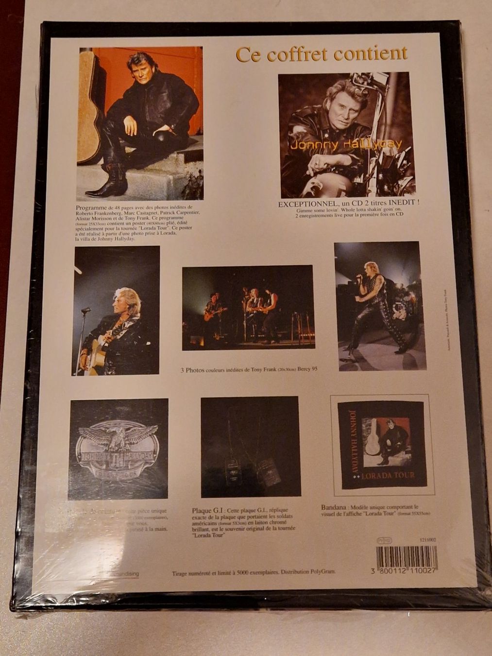 CDs: Coffret lorada tour johnny hallyday – Neu und originalverpackt aus Belmont-Lausanne von MikeC 3