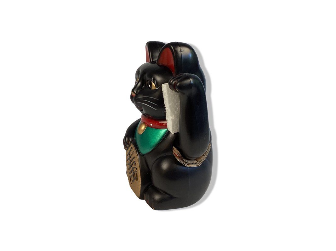 Tutte le decorazioni: Lucky Cat gross, Schwarz (20 cm) – Nuovo (secondo la descrizione) da Zürich venduto da Restwert_Zuerich 5