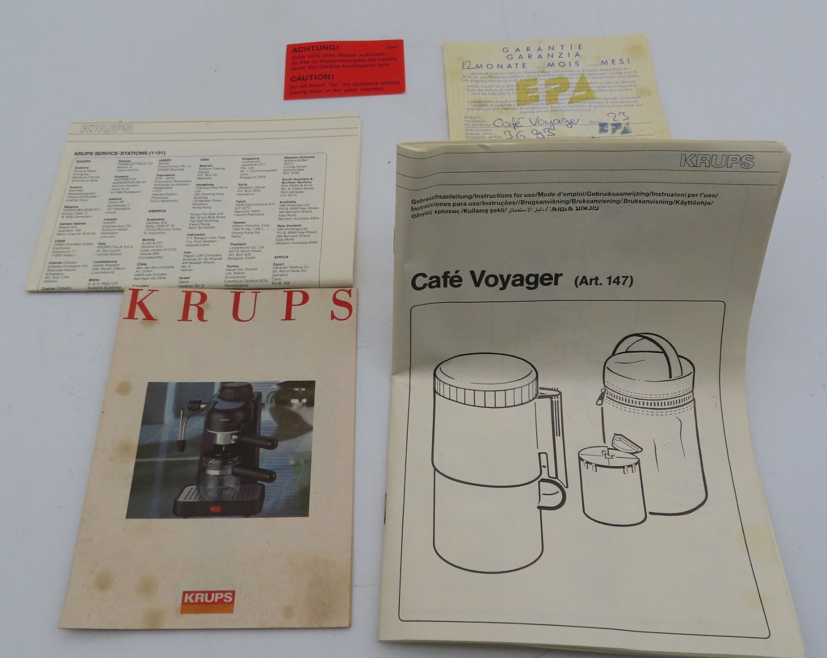 Krups Machines à café & Machines à expresso: KRUPS Café Voyager – D'occasion à Reinach BL par WBZ-Flohmarkt 9