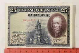 25 pesetas 1928
