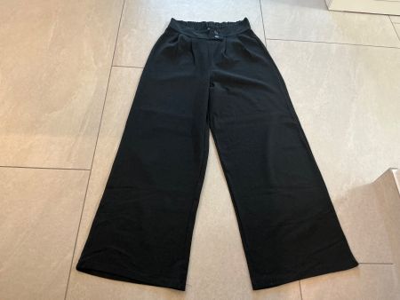 Damen Stoffhose schwarz weit geschnitten Gr.S
