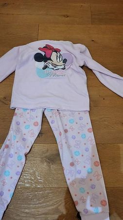 Fleece Pyjama Langarm Minnie Mouse Gr. 122