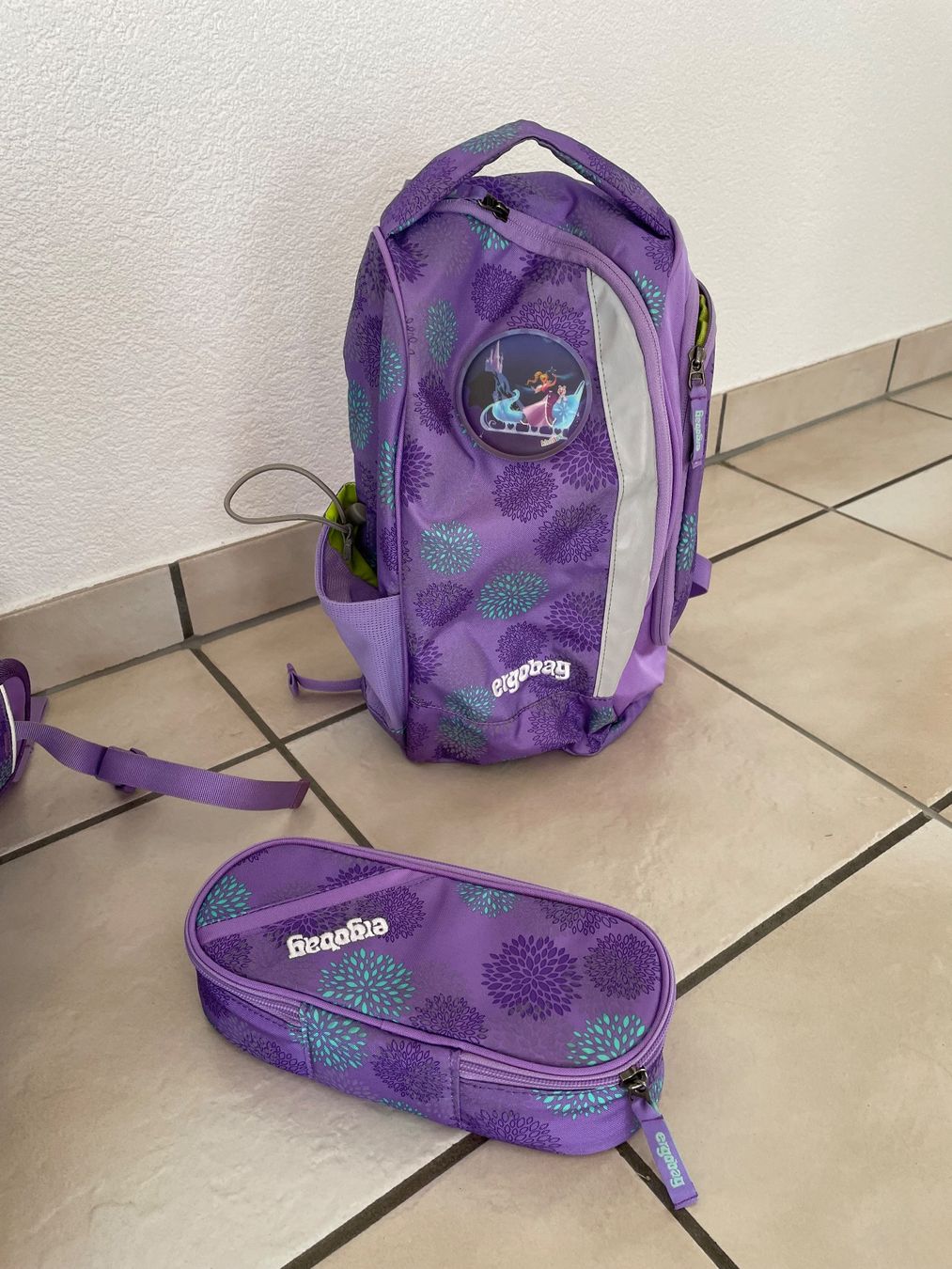 Ergobag Borse & Zaini: Ergobag Schulrucksack Set lilafarb. – Usato da Lohn-Ammannsegg venduto da sitolo 3