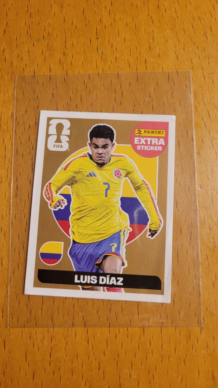 Panini Carte collezionabili: Panini WM 2026 Extra Sticker Bronze Luis Diaz – Usato da Basel venduto da tasmirodred