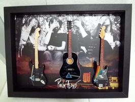Bild PINK FLOYD, 3 Modell Gitarren, Unikat (B.50cmxH.37cm)