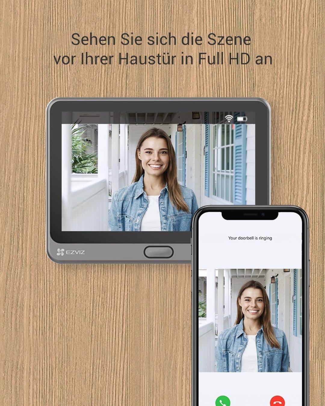 Sistemi d'allarme: WLAN Türklingel mit 166° Weitwinkel und PIR-Sensor – Nuovo e nell'imballaggio originale da Nuglar venduto da SaleRitter 1