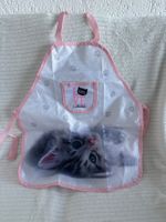 Kinderschürze Cats Love Collection weiss rosa neu