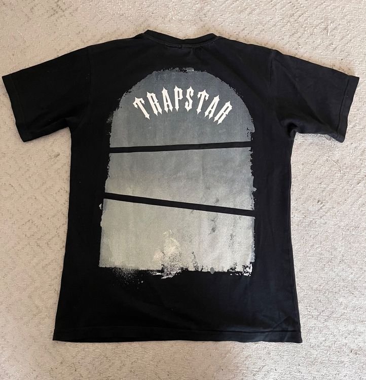 Original Trapstar T-Shirt grau schwarz (Grösse: S)