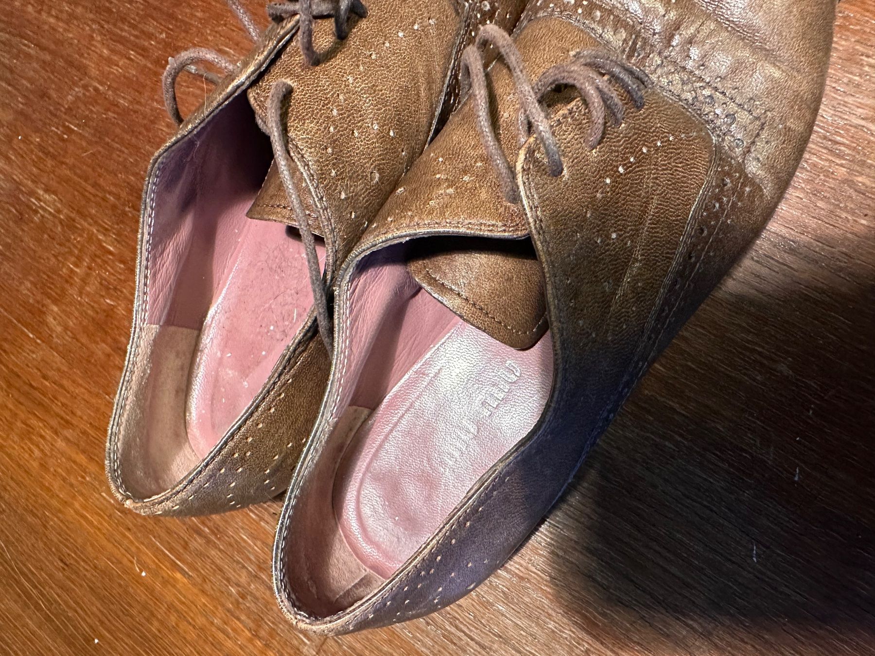 Miu Miu Scarpe da donna: Miu Miu stringate da donna, marrone, Taglia 38 – Usato da Solduno venduto da ant_npd6 3