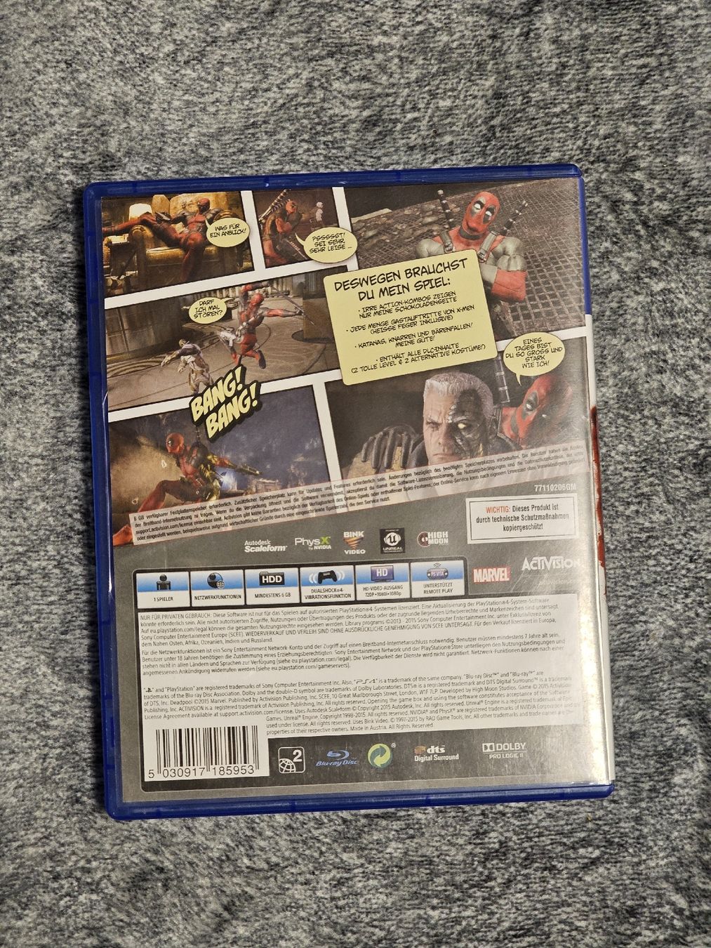 Jeux: Deadpool PS4 100% Uncut! – Neuf (Voir description) à Bern par MedoGaming 1