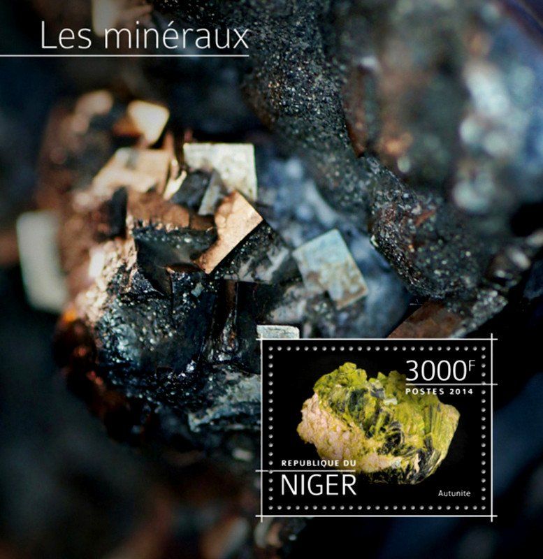 Tutti i francobolli: Block "Minerale". Niger. – Nuovo e nell'imballaggio originale da Basel venduto da Butsch5
