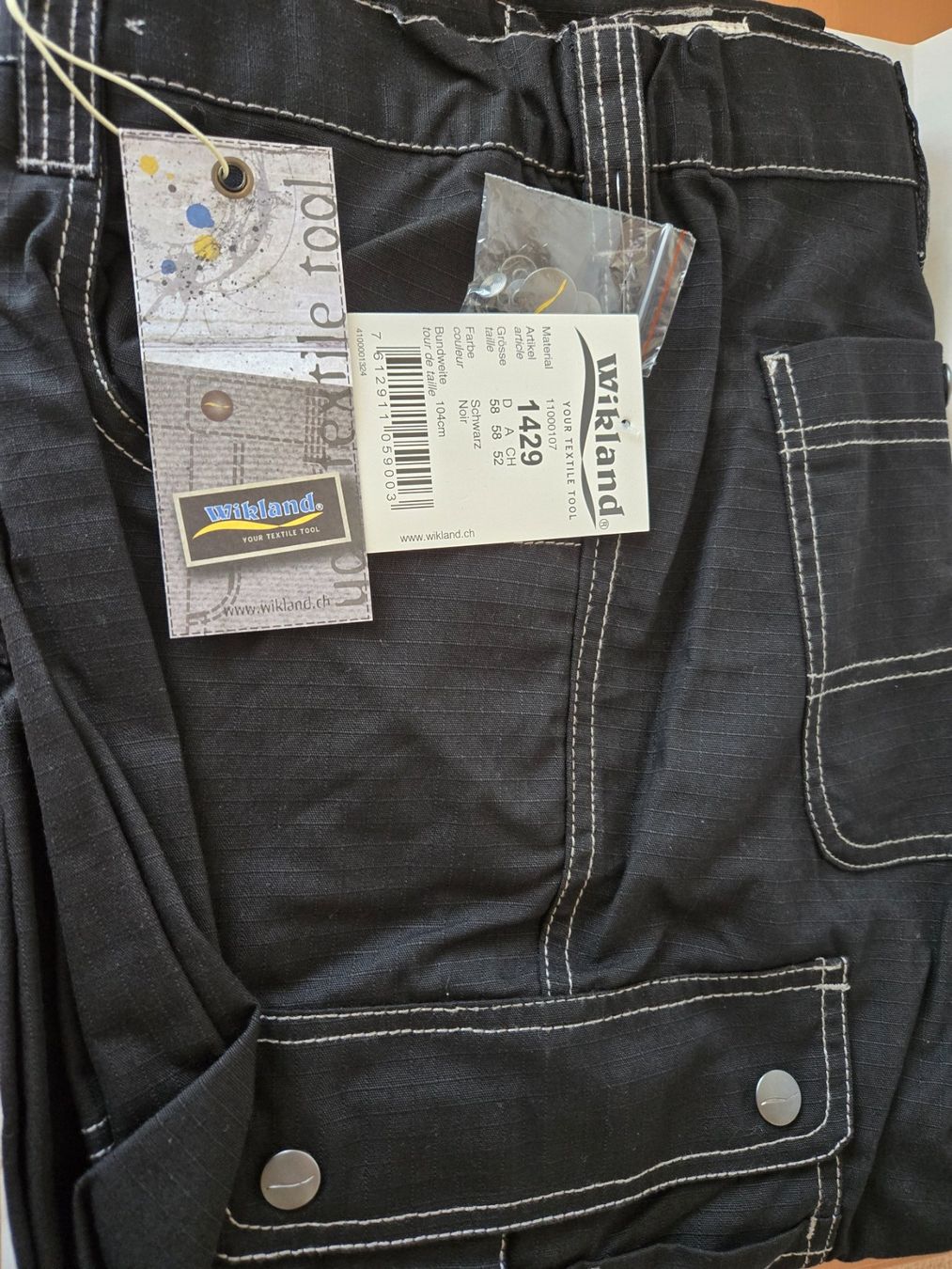 Wikland Pantaloni: Wikland Arbeitshose Bundhose Neu – Nuovo e nell'imballaggio originale da Felben-Wellhausen venduto da dih_xvz2 1