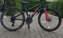 Mountainbike ghost 24 Gänge  schwarz-Rot  24" Reifen