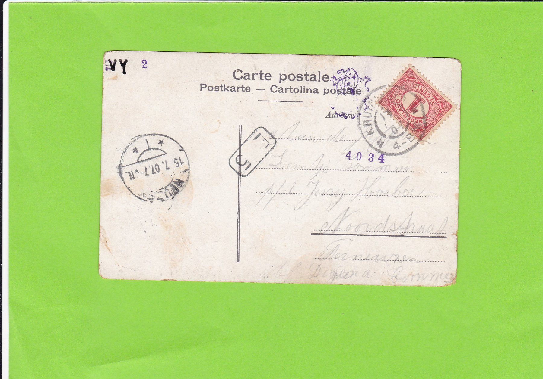Cartoline postali: Panorama St. Gotthard-Bellinzona – Usato da St. Peterzell venduto da neckertal 1