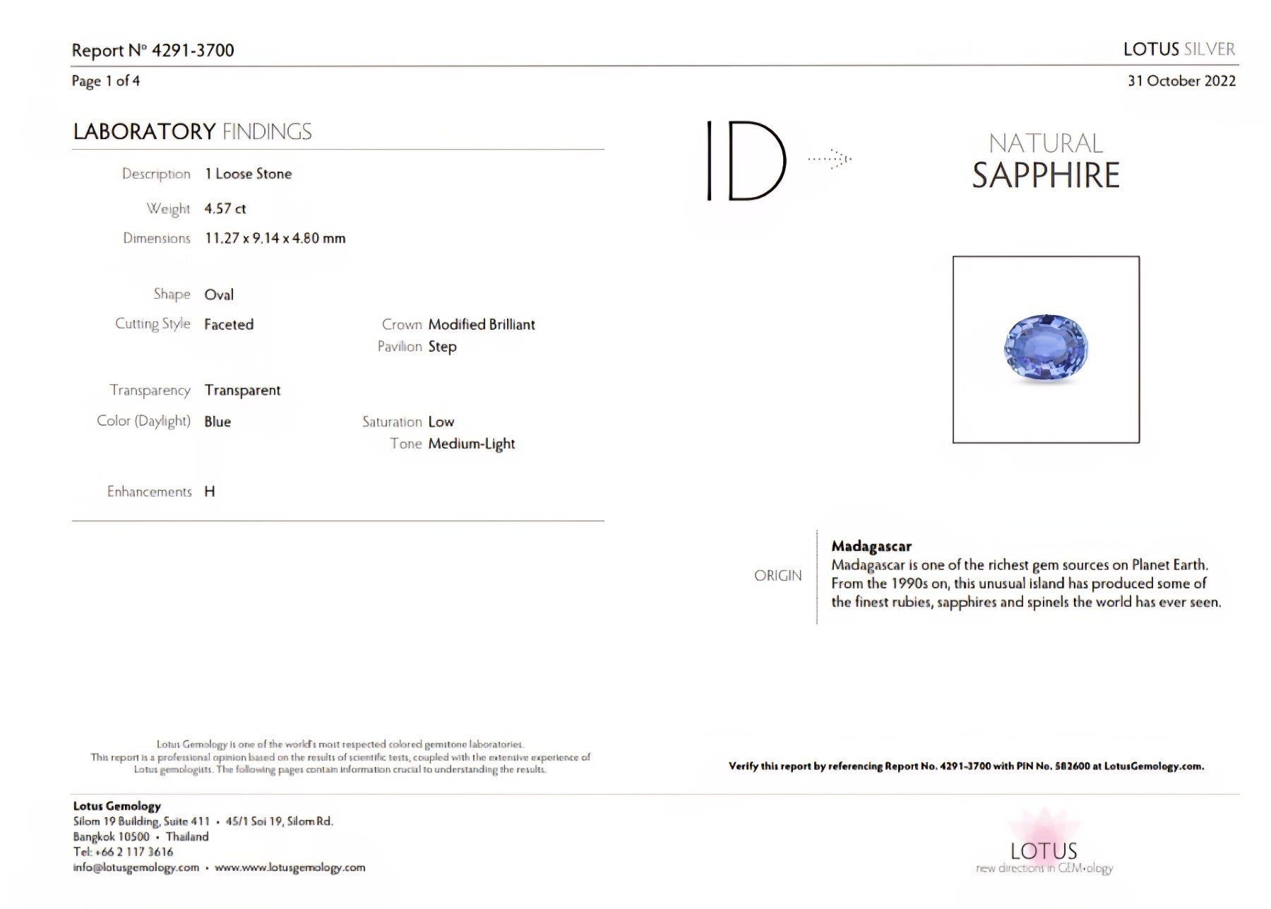 Anelli: Saphir-Ring 18k Weissgold 4,57ct – Nuovo e nell'imballaggio originale da Illnau venduto da Juwelier_Mahler_GmbH 5