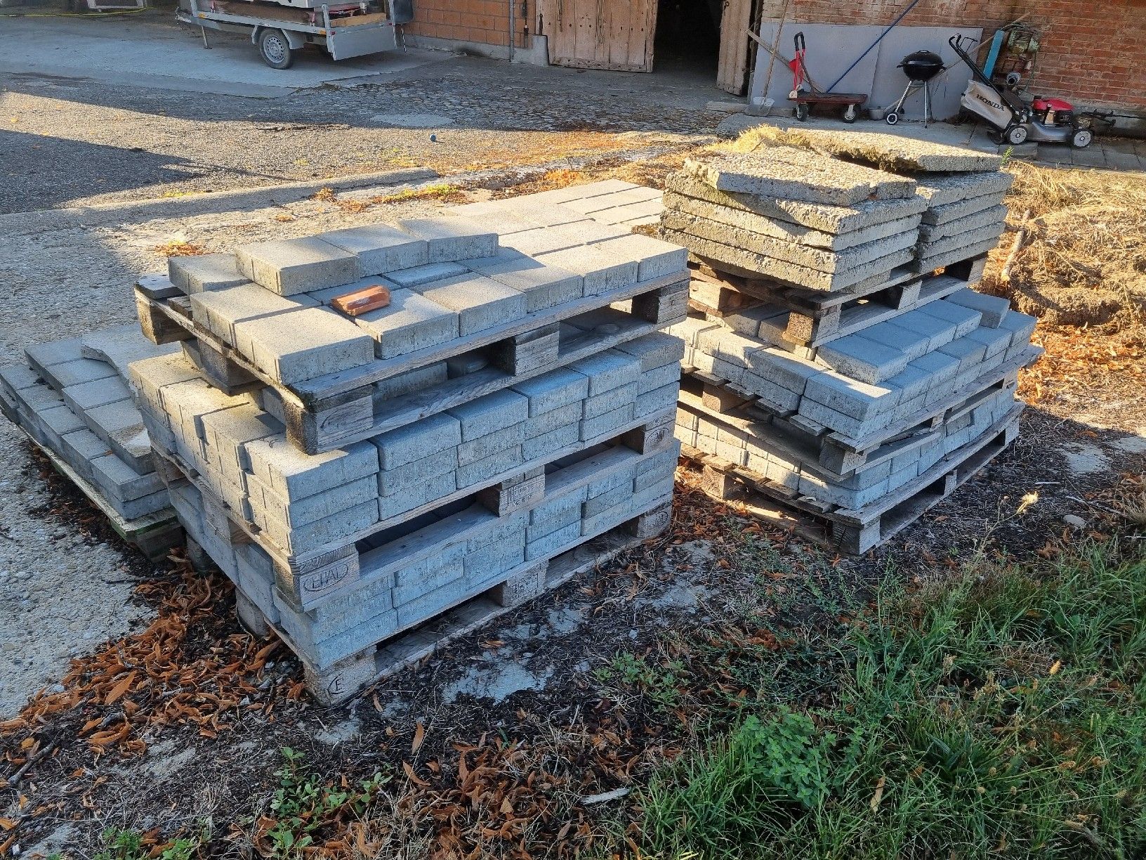 Rivestimenti per pavimenti: verbundsteine 20/20/4 – Usato da detligen venduto da holztech 1