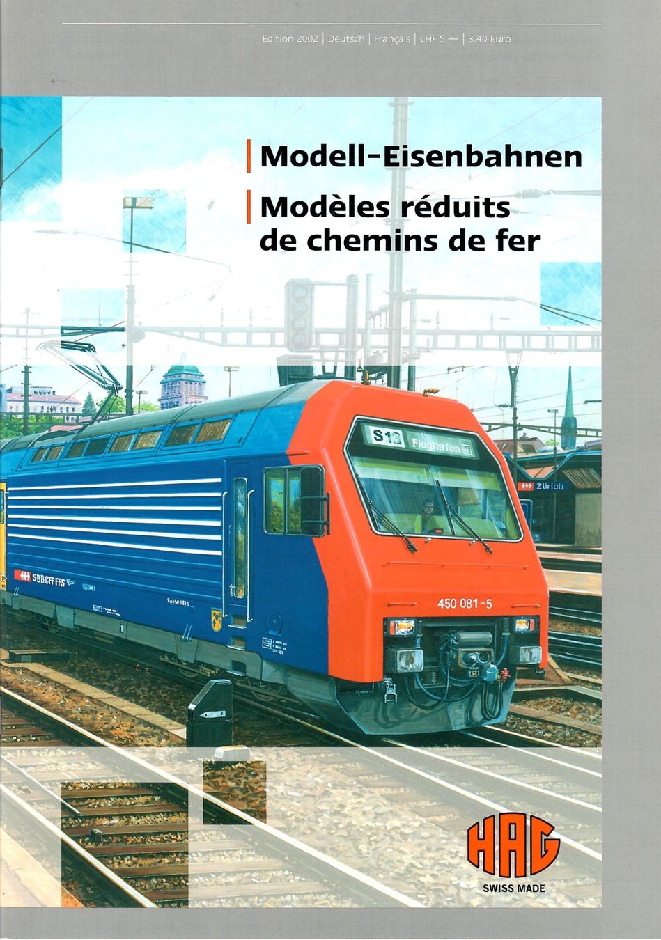 Hag Modelleisenbahnen: Catalogue Hag 2002 Ho – Gebraucht aus Villars-Burquin von Rodjeurs