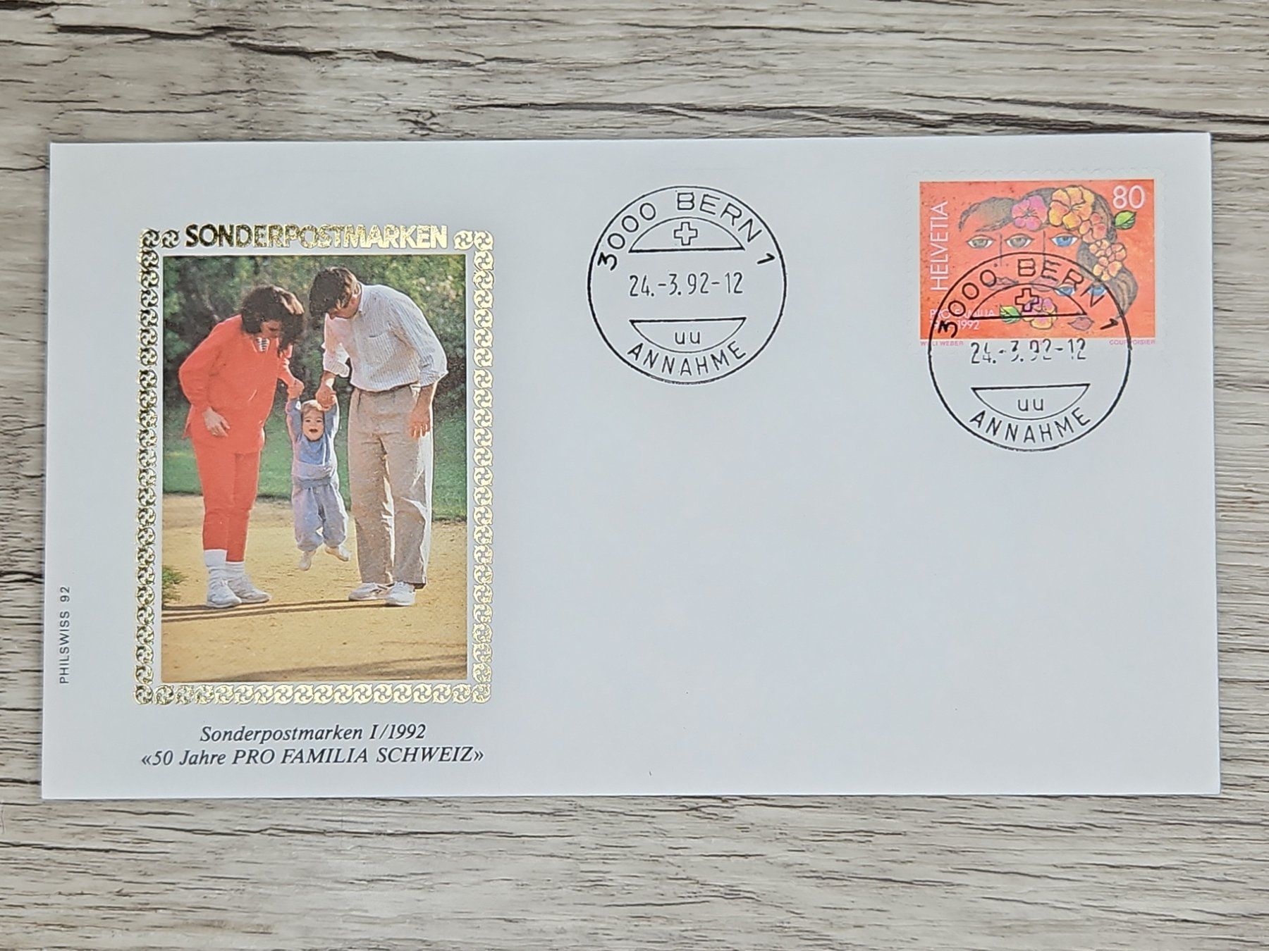 Tutti i francobolli: CL03 Enveloppe + Timbre Suisse 1992 – Usato da Cousset venduto da Patrick_Collections