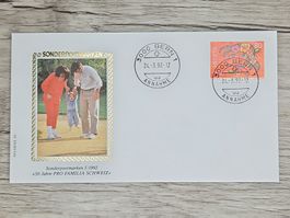 CL03 Enveloppe + Timbre Suisse 1992