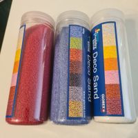 Glorex Deco Sand, 3 Packungen, Neu, Basteln, Deko, TOP!