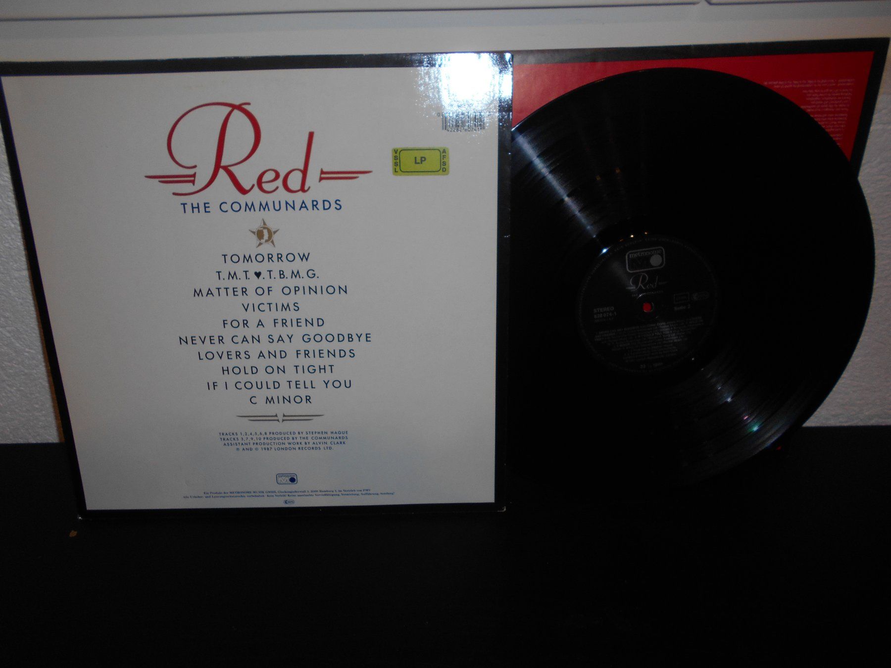 Schallplatten: The Communards – Red / 1987 – Gebraucht aus Aarberg von witchhunter01 1