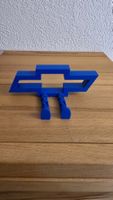 Chevrolet Chevy Logo Blau mit Beinen