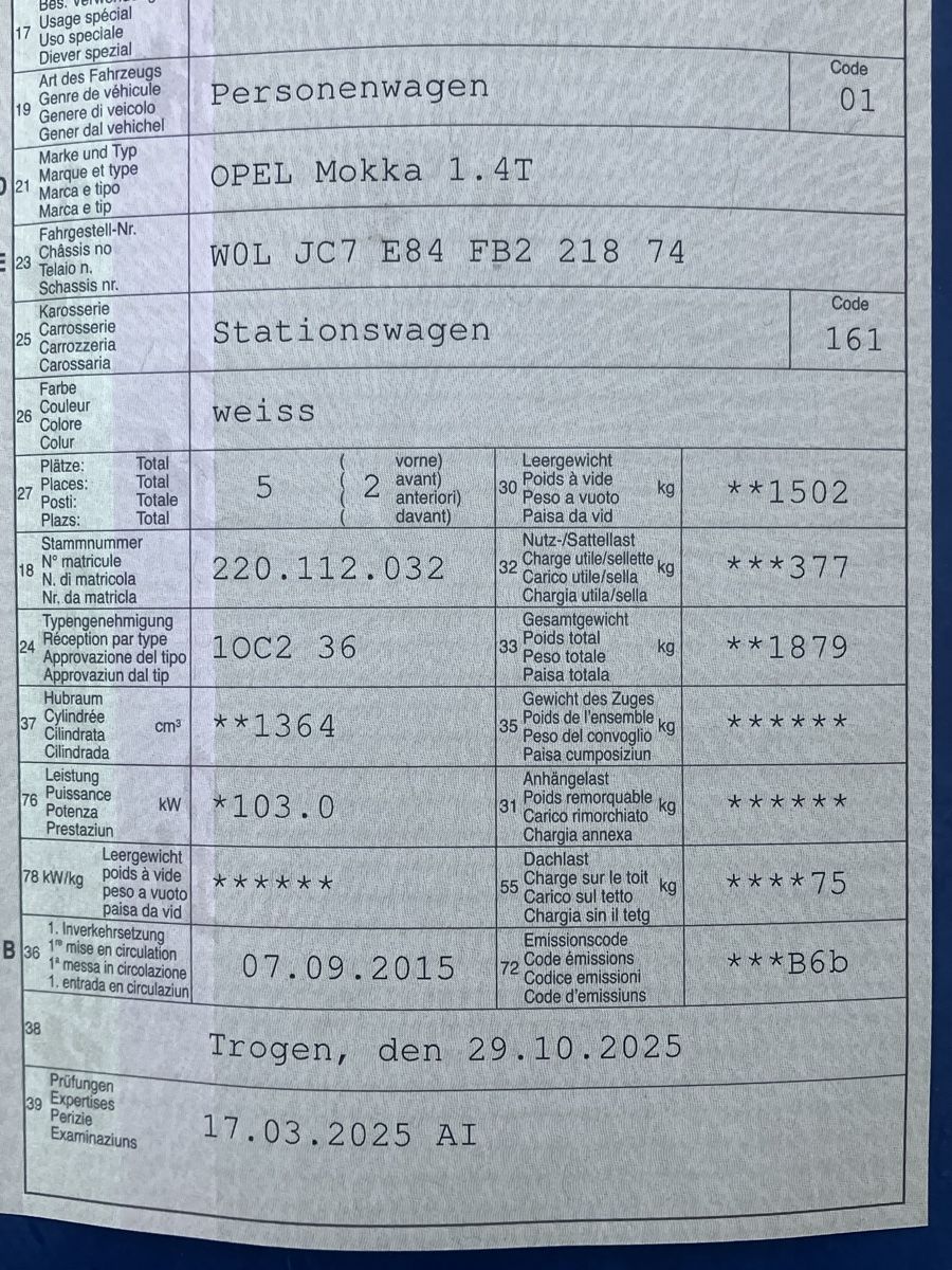 Opel Autos: Opel Mokka 4x4 Drive, 2.Hand – Gebraucht aus Grub AR von biber85 1