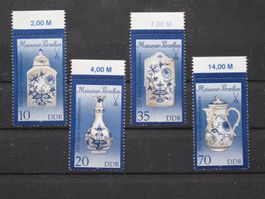 DDR 1989 Meissener Porzelan I Kleinformat  **