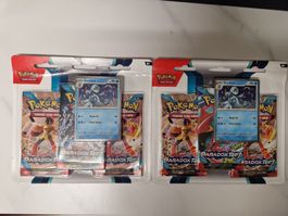 2x Pokémon Paradox Rift – 3-Blister EN Sealed