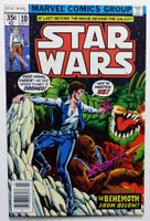 STAR WARS #10 ICONIC HAN SOLO BATTLE VS BEHEMOTH MARVEL 1978