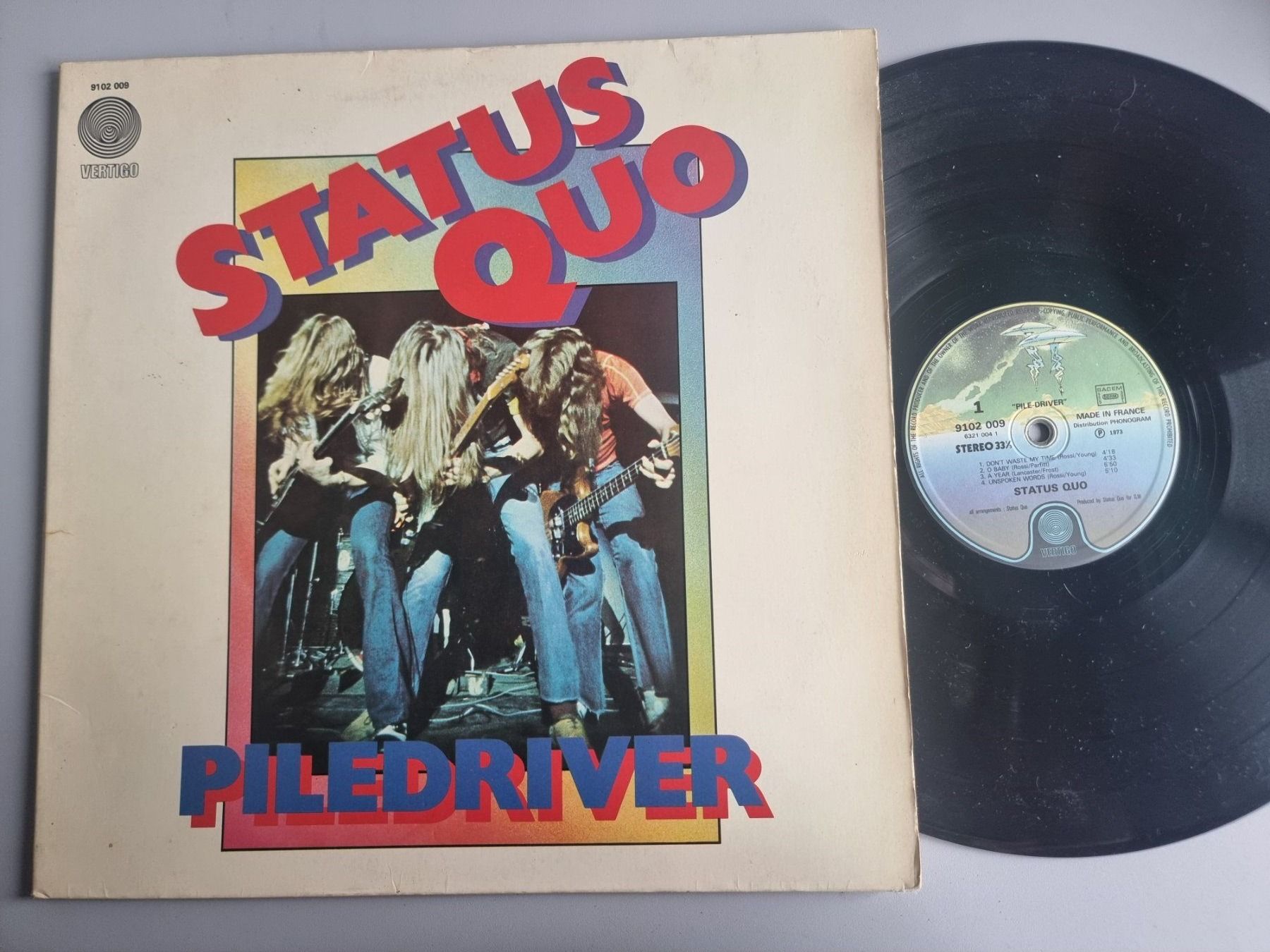 Schallplatten: LP Status Quo – Piledriver – Gebraucht aus Schaffhausen von Kellerrassel