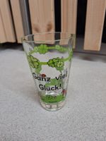 Glas "Ganz viel Glück"