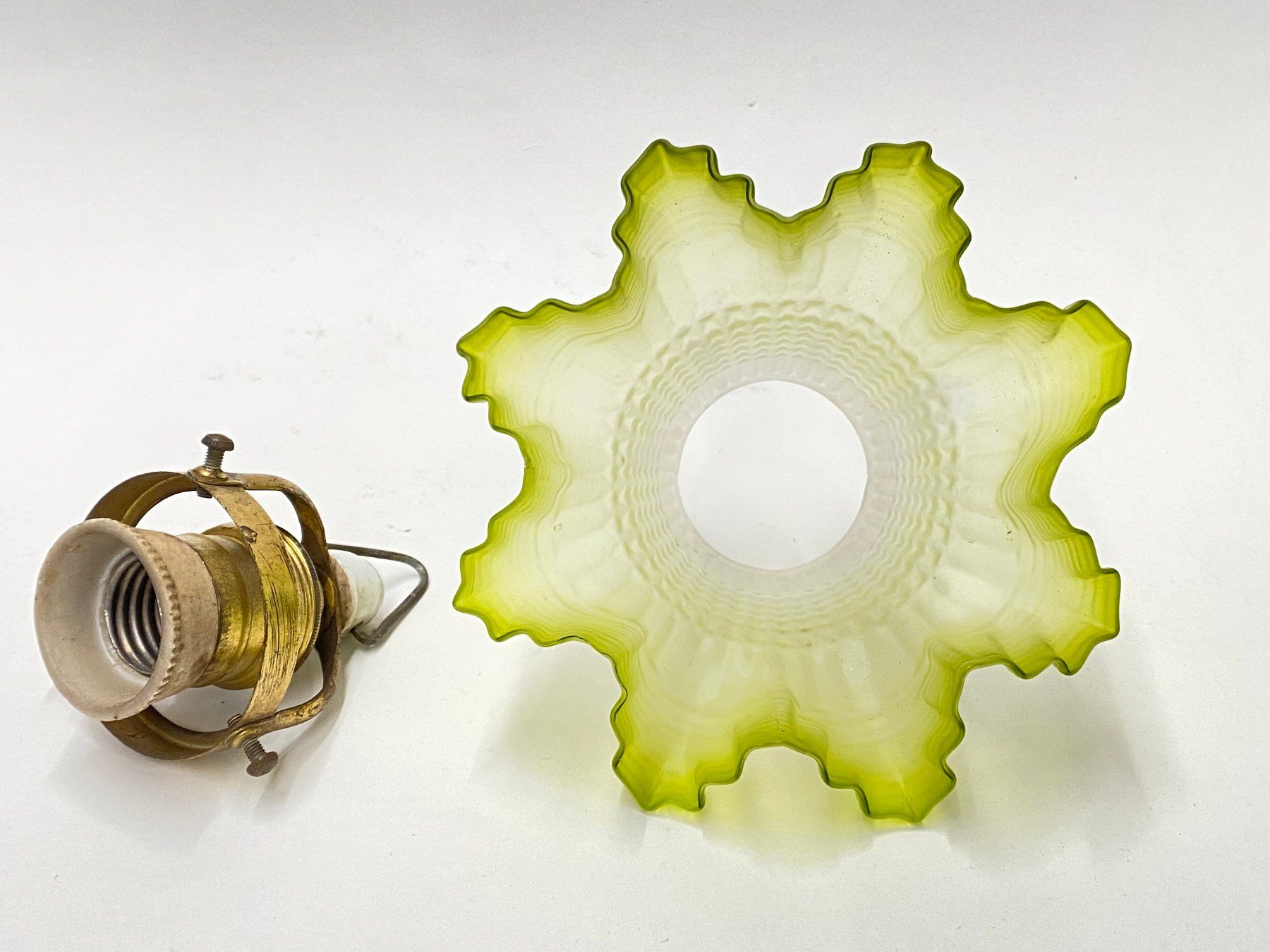 Lampade: Wunderschöne Jugendstil Lampe, Hängelampe – Usato da Schaffhausen venduto da vintageville 9