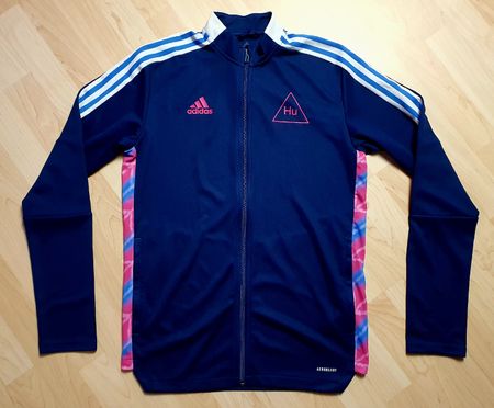 Adidas x Humanrace Trainingsjacke Gr. M blau Top Zustand