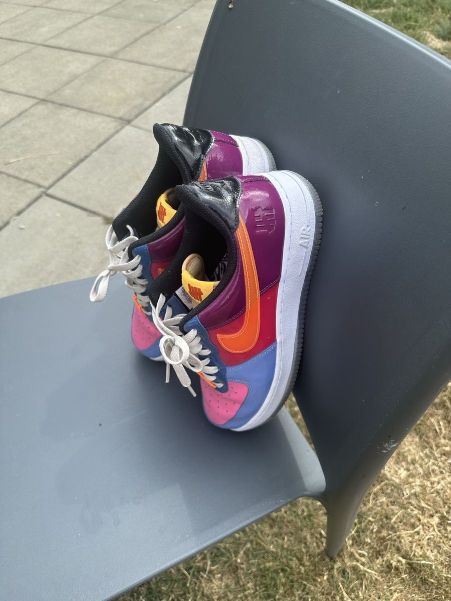 Nike Scarpe da uomo: Nike Air Force 1 x Undefeated Multi Patent Total Orange – Usato da Courgenay venduto da gig_7spf
