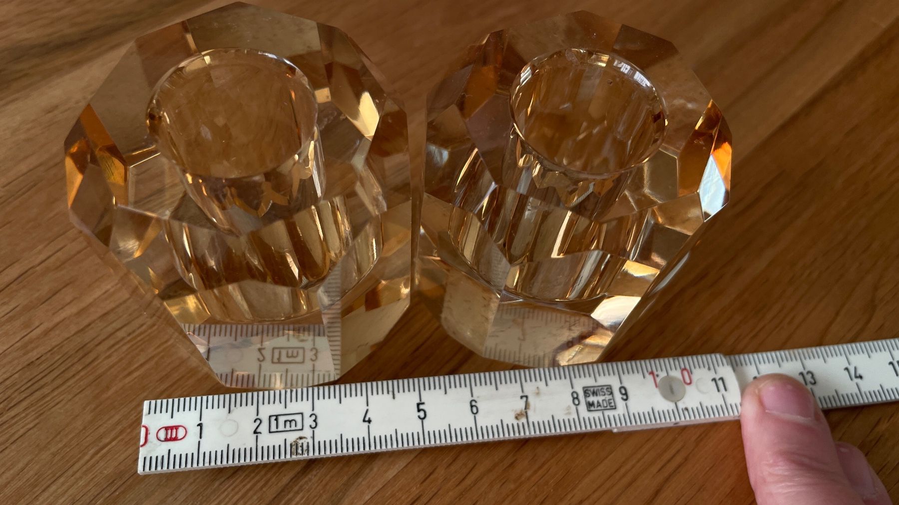 Maisons du monde Portacandele: 2er Set Kerzenständer, Glas, beige, Maison du Monde – Usato da Birsfelden venduto da Nic21 5