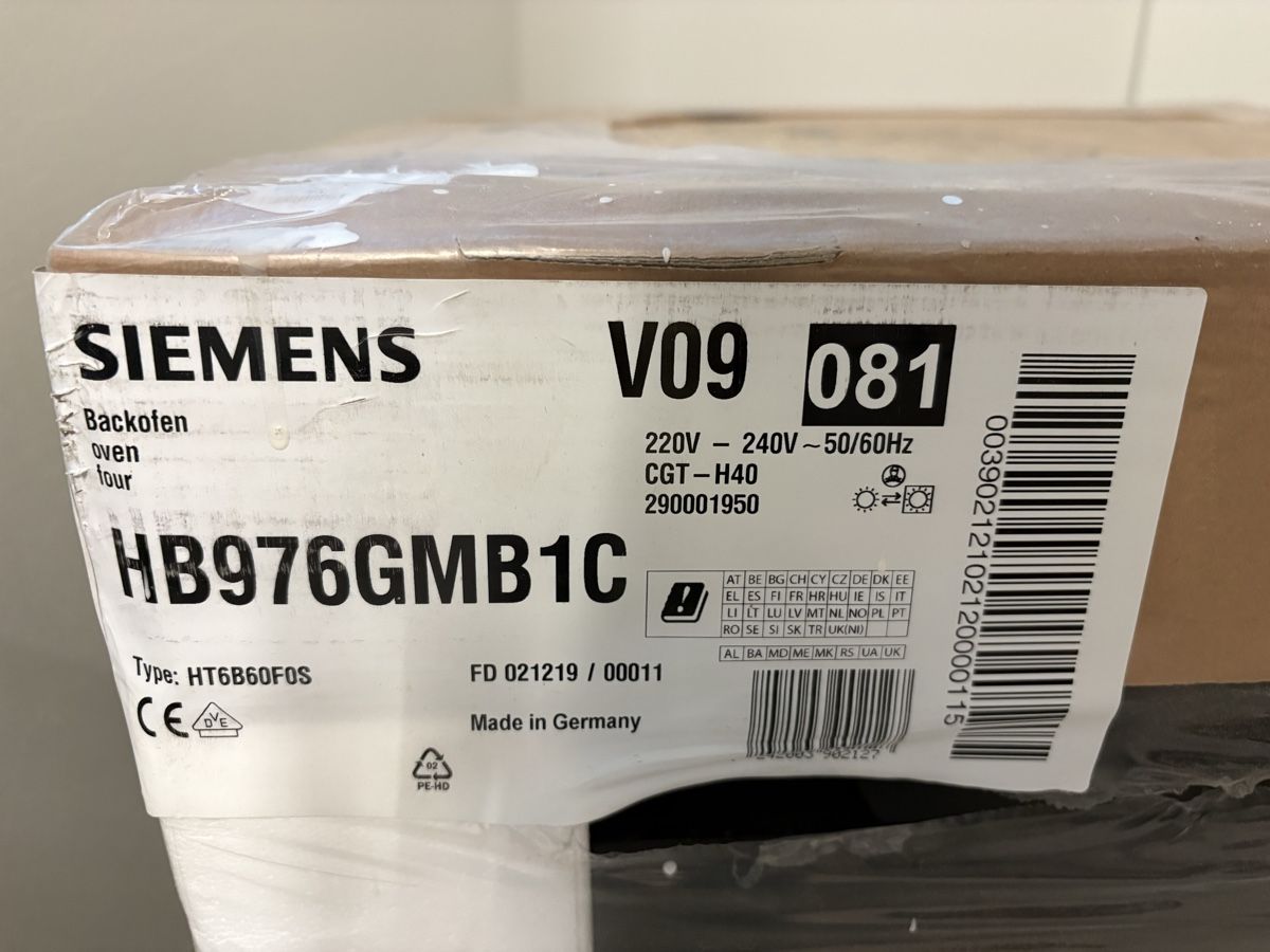 Siemens Elettrodomestici da cucina: Enibaubackofen – Nuovo e nell'imballaggio originale da Rothrist venduto da ischifa 1