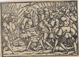 Holzschnitt,Schlacht, Stumpf-Chronik,1548!!!