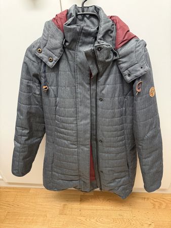 Winterjacke von RUKKA, Grösse 38, Grau, Top Zustand!